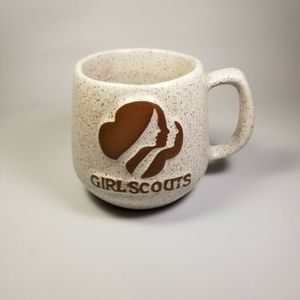 Girl Scouts Coffee Mug - Onion River Pottery Stone